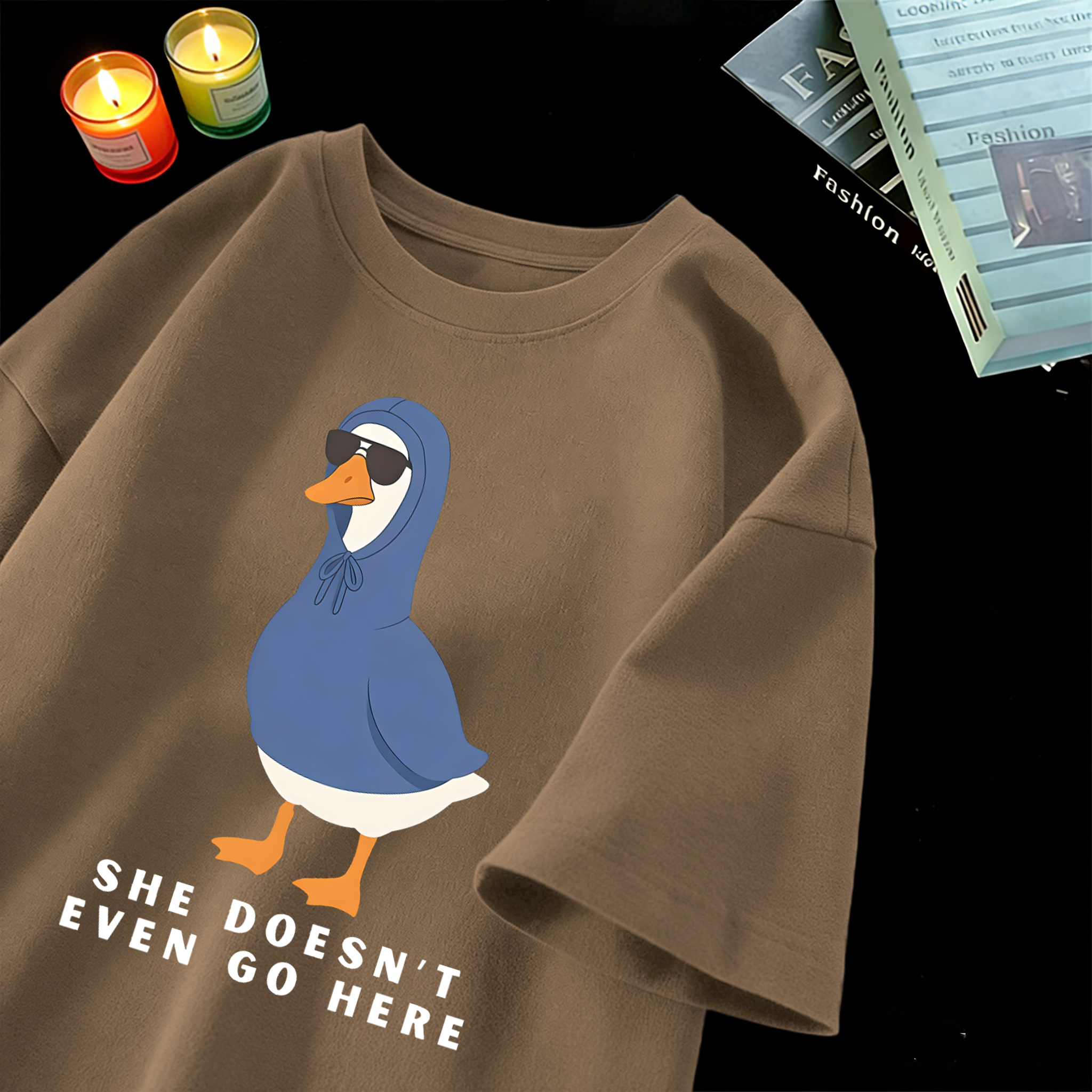 She Doesn'T Even Go Here Print - огляд і ціна Summer Clothing Not Shein
