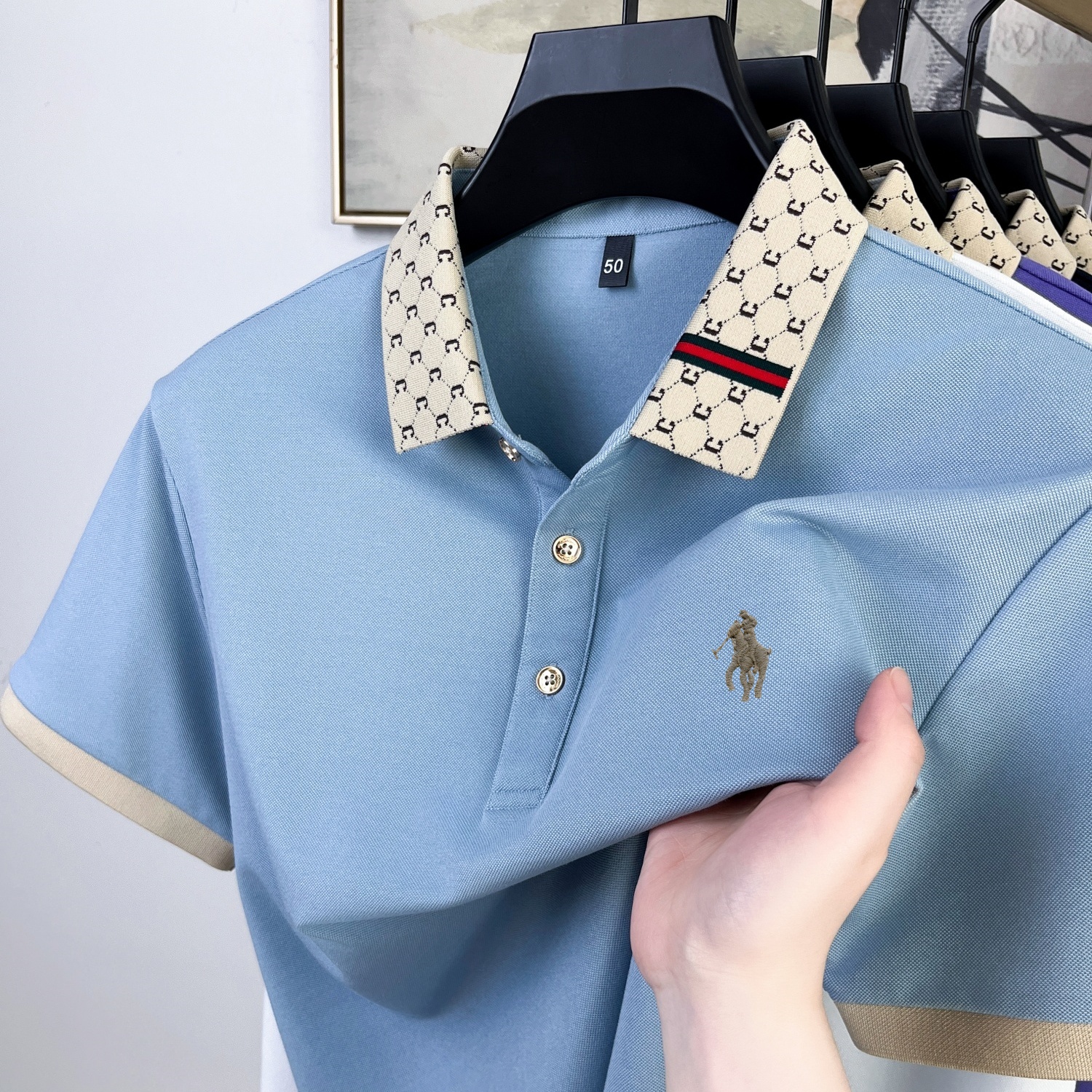 Summer Men's New Polo Shirt Co - огляд і ціна Summer Clothing Men Linen