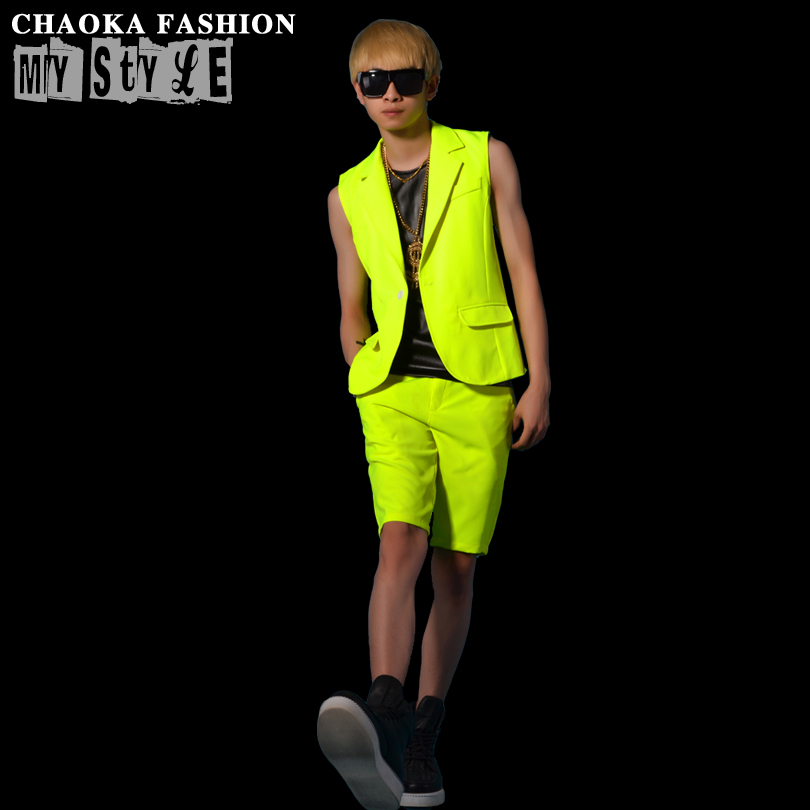 New Korean Mne's Fashion Slim  - огляд і ціна Yellow Summer Clothing