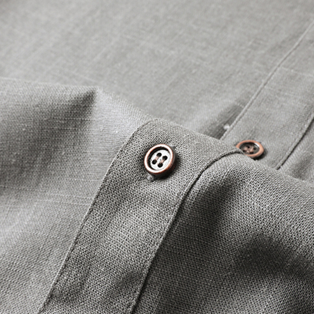 Men's Cotton Linen Tang Suit S - огляд і ціна Summer Clothing Men Linen