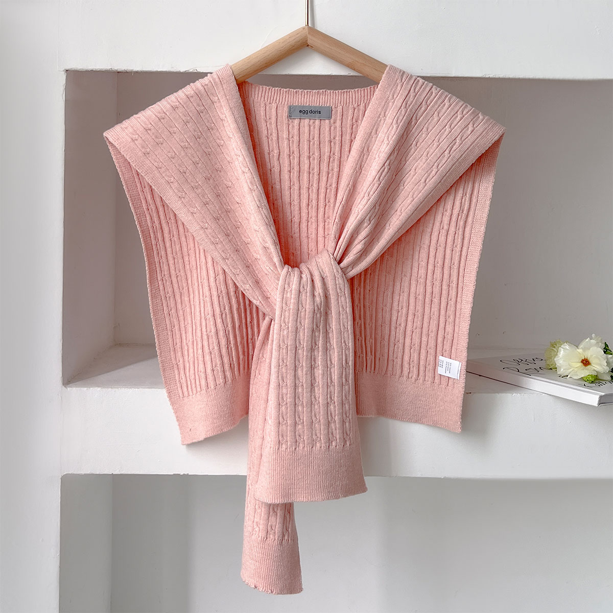 NEW Korean Autumn Knit Shawl F - огляд і ціна Off Shoulder Blouse