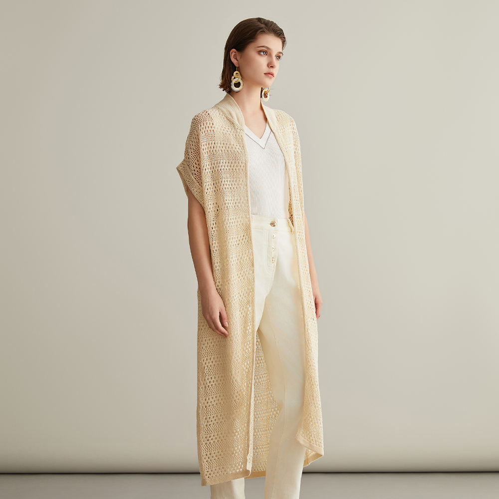 BC609 Linen and Silk Long Knit - огляд і ціна Quality Summer Clothing For Women