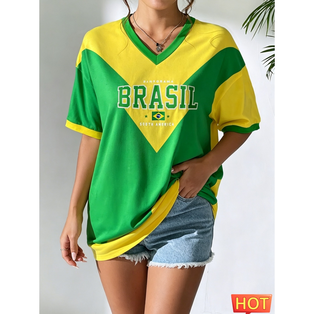 New Brazilian T-shirt Summer W - огляд і ціна Yellow Summer Clothing