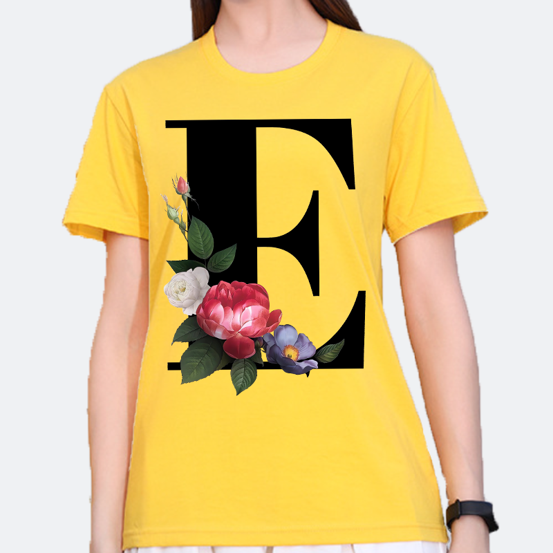 Large Size Yellow T-shirt for  - огляд і ціна Yellow Summer Clothing