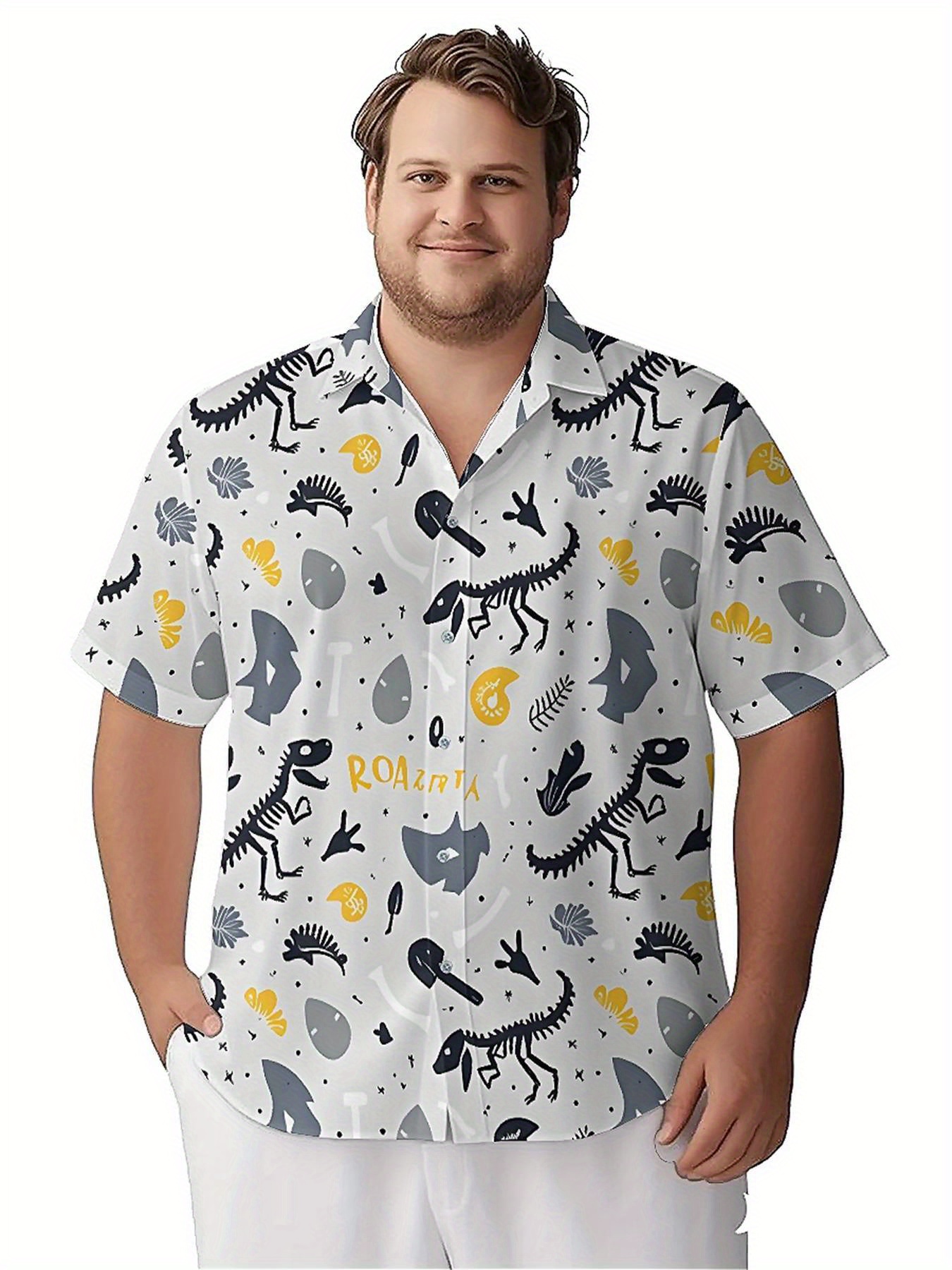 Men's Plus Size Hawaiian Shirt - огляд і ціна Summer Clothing Plus Size